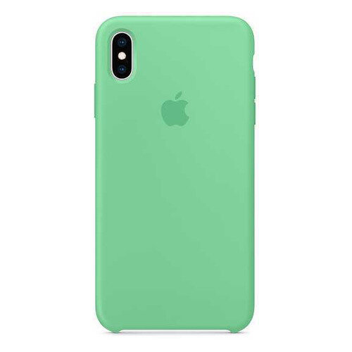 Чехол (клип-кейс) Apple Silicone Case, для Apple iPhone XS Max, мятный [mvf82zm/a]