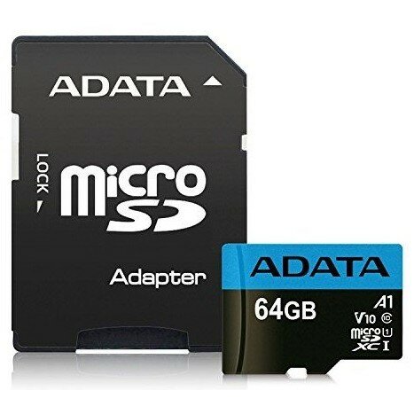 A-data Micro SecureDigital 64Gb AUSDX64GUICL10A1-RA1