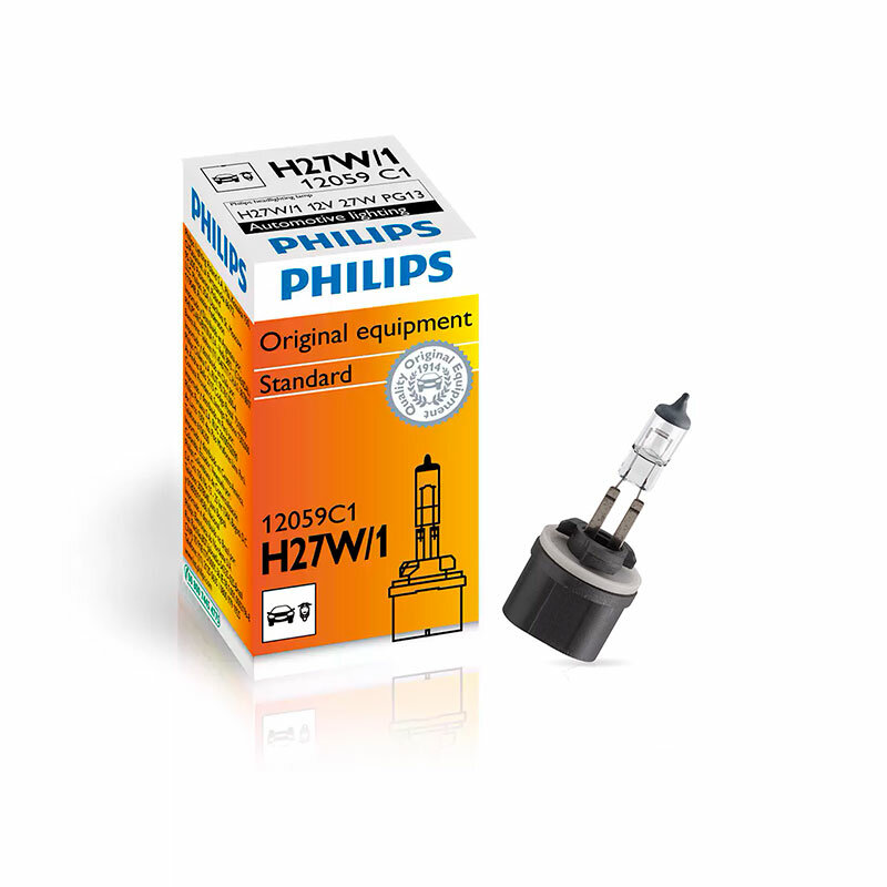 Лампа галогенная Philips Standard H27W/1 12V 27W PG13, 1 шт.