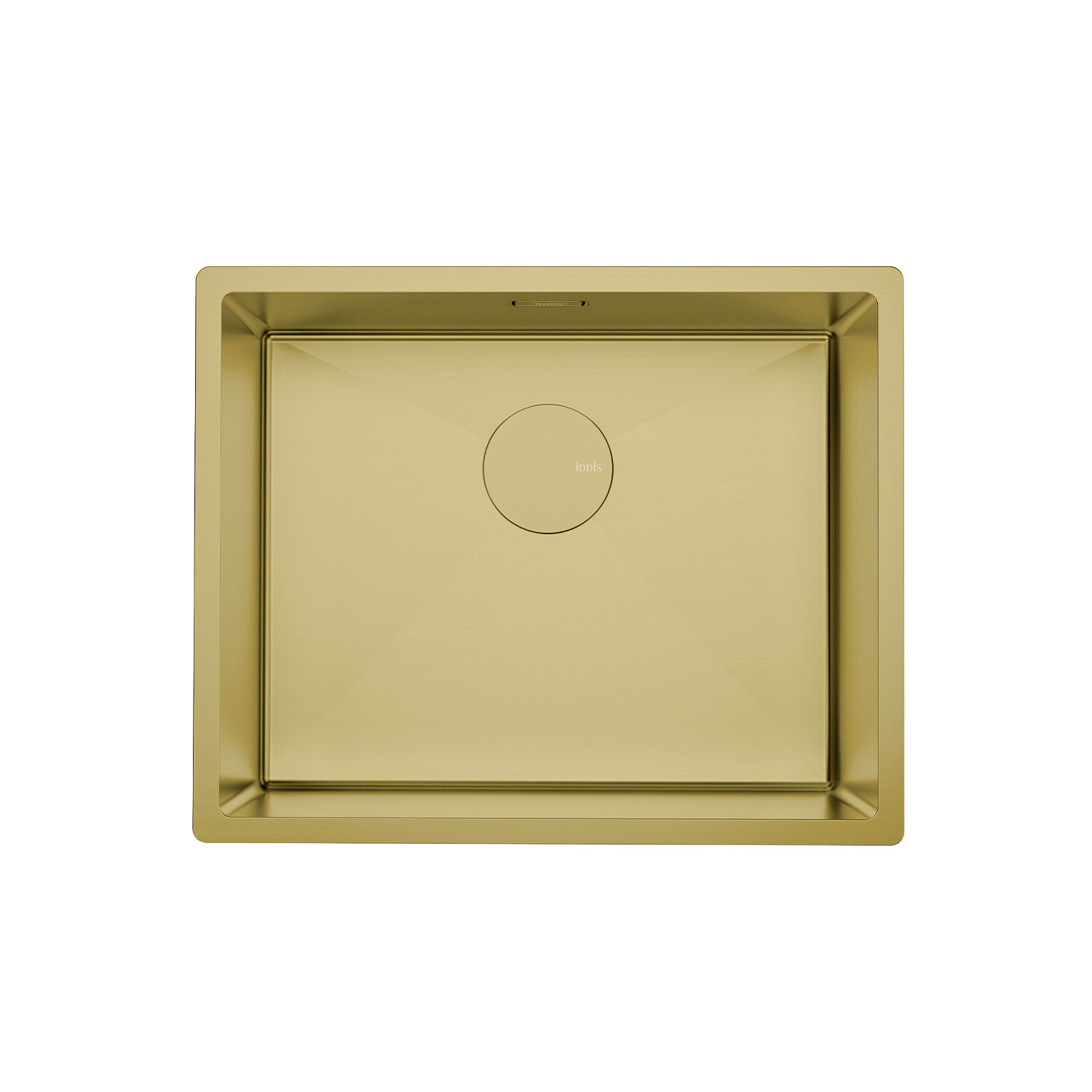 Фото товара на маркетплейсе yandex Мойка IDDIS Edifice EDI54B0i77 нержавеющая сталь универсального монтажа матовое золото 540*440