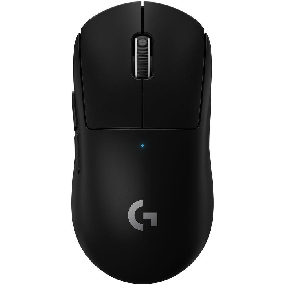 Мышь беспров. Logitech Pro Х Superlight, чёрная, RTL (HERO 25600 dpi, 5 кн., 63 г) (910-005880)