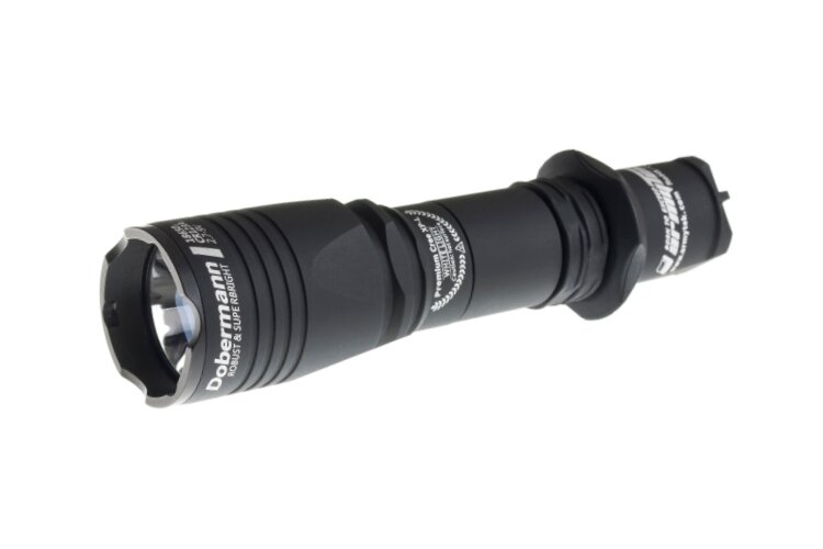 Фонарь светодиодный тактический Armytek Dobermann XP-E2, 200 лм, красный свет, аккумулятор