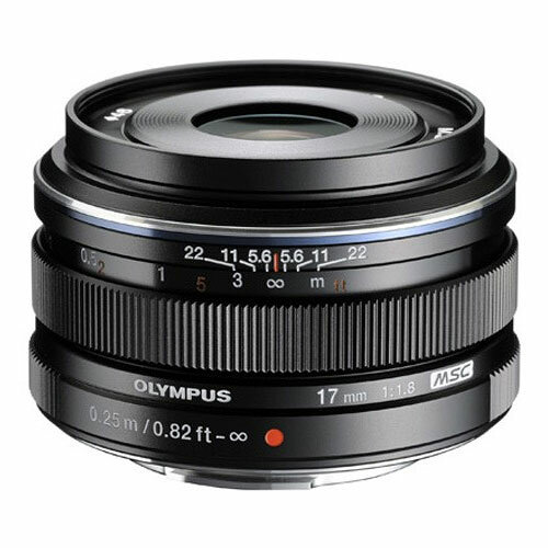  Olympus ED 17mm f/1.8 (EW-M1718) Black Micro 4/3