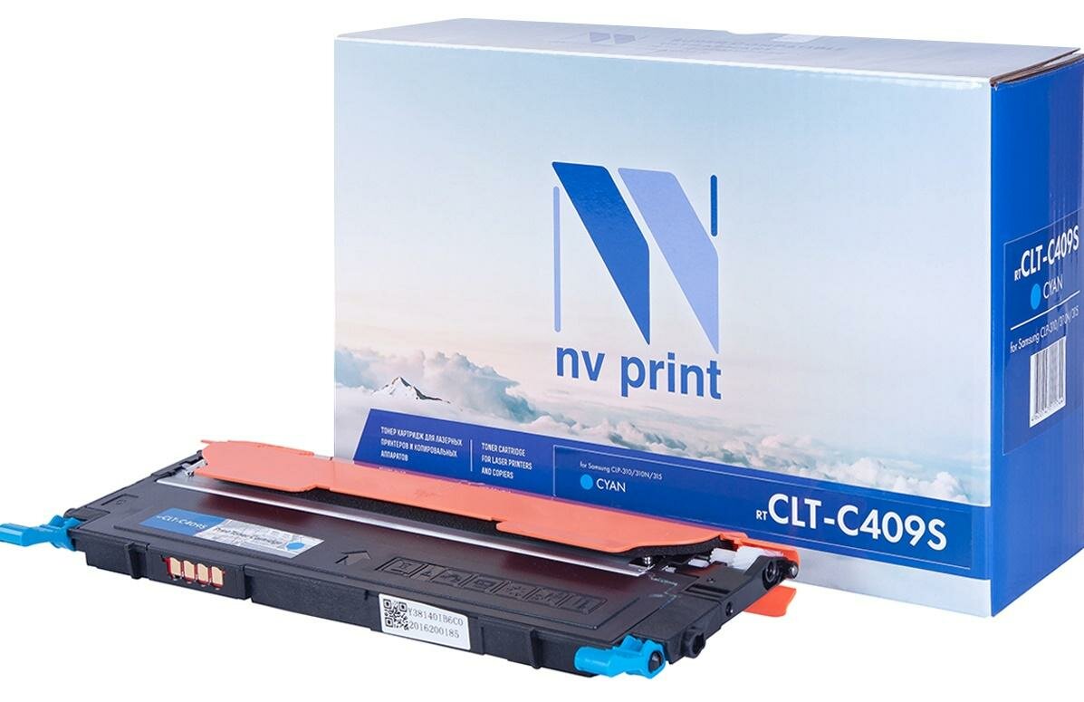 Картридж NV-Print CLT-C409S 1000стр Голубой