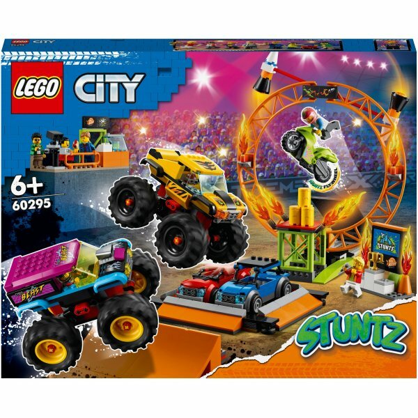 Конструктор Lego City 60295 Конструктор LEGO City Stuntz 60295 Арена для шоу каскадёров