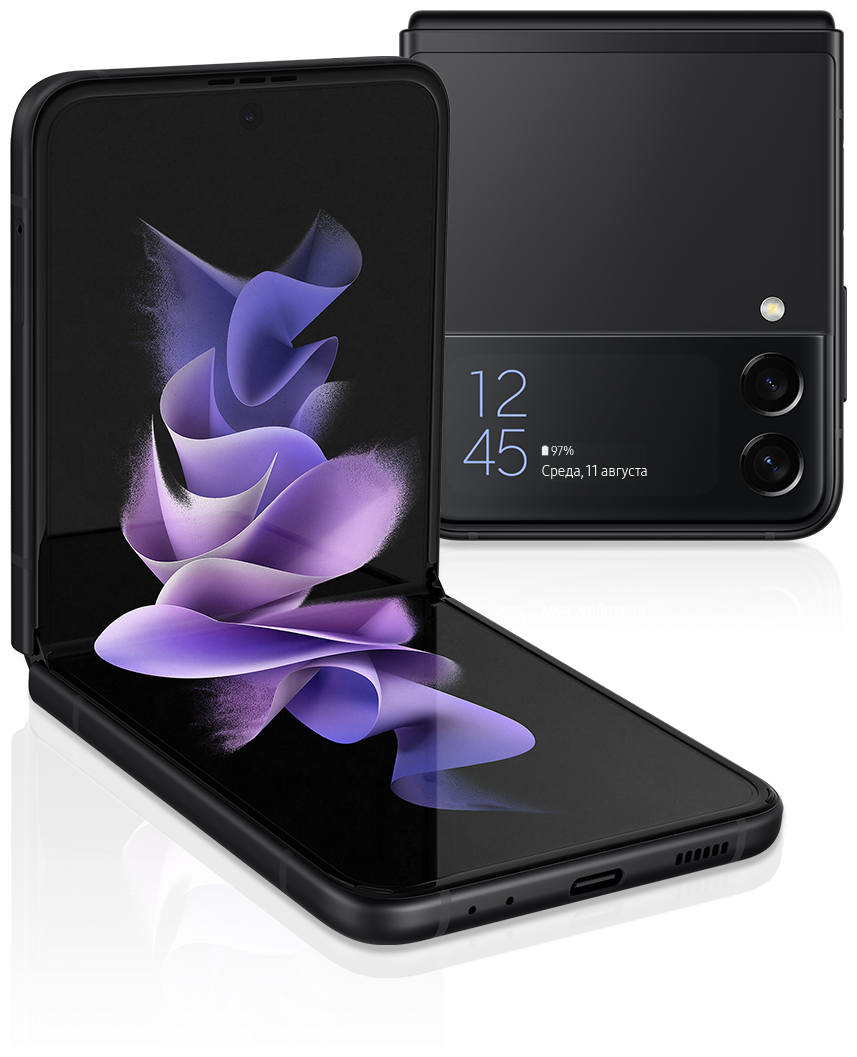 Смартфон Samsung Galaxy Z Flip3 8/256 ГБ, black