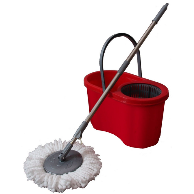 фото Комплект для уборки COMFORT LIfE (ведро с отжимом + швабра с насадкой)