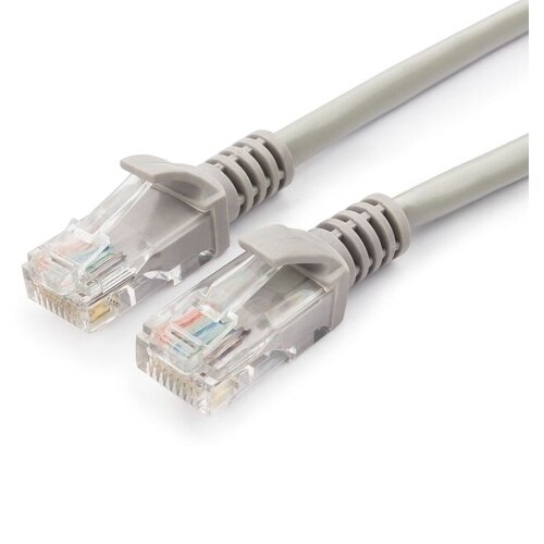 Патч-корд UTP CAT5e Cablexpert PP12-10M RJ-45 кабель 10 метров - серый