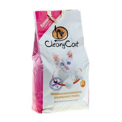 КлиниКэт (CleanyCat) 4,5л (2,7кг) наполнит для длинношерстных кошек