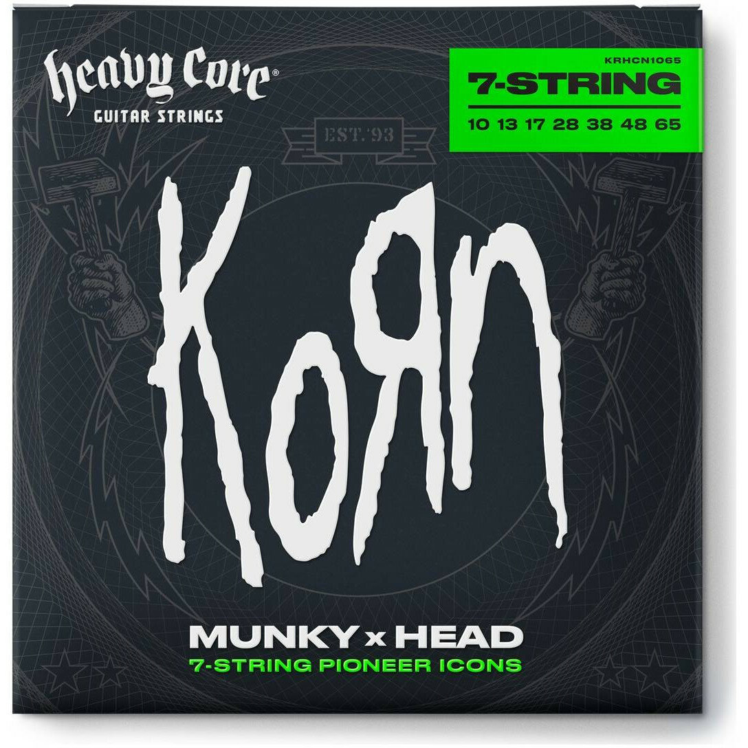 Струны для 7-струнной электрогитары Dunlop KRHCN1065 Korn Munky x Head 10-65 Dunlop (Данлоп)