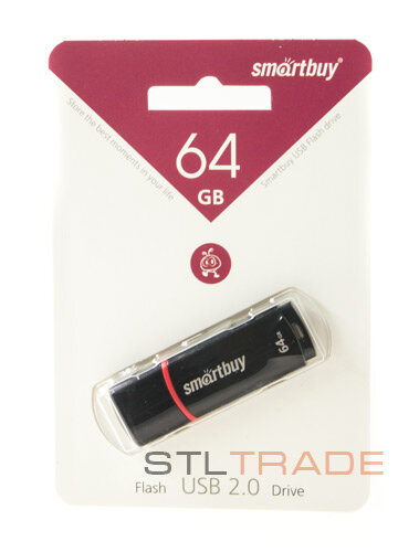 SB64GBCRW-K, 64GB USB Crown черная, SmartBuy