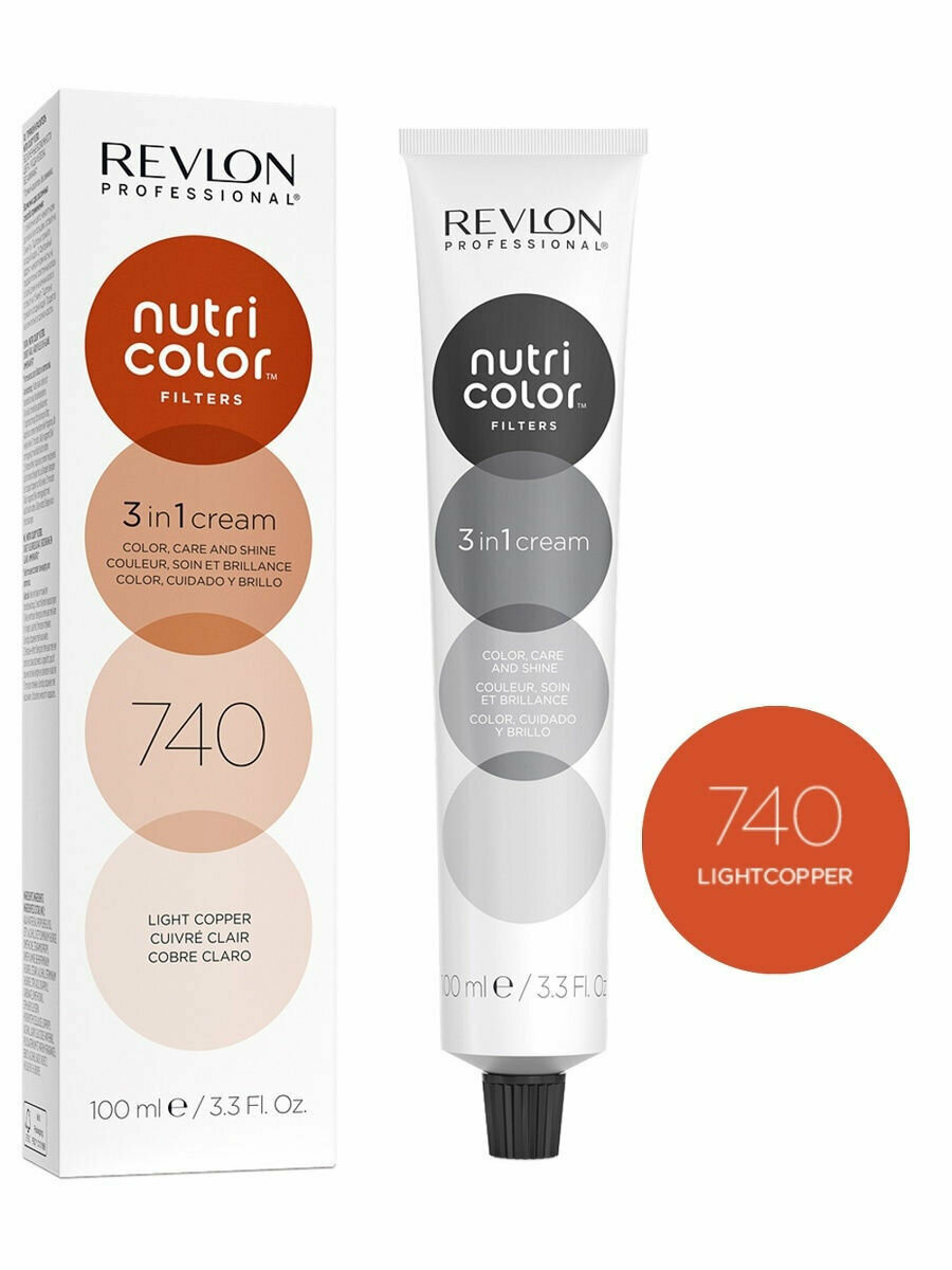 Краска для волос тонирующая Revlon Nutri Color Filters 740 медный 100 мл