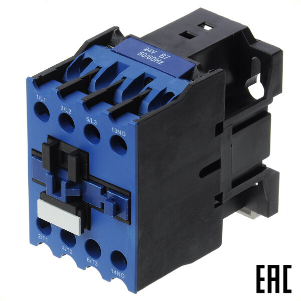 фото Пускатель магнитный ПМЛ 2160М 24В 25А 1з IP20 без реле 110581 КЭАЗ