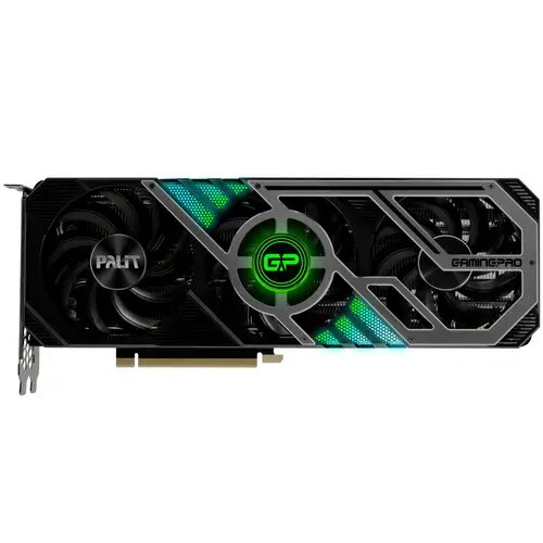 Видеокарта Palit NVIDIA GeForce RTX 3080, PA-RTX3080 GAMINGPRO OC 12G V1 LHR, 12ГБ, GDDR6X, OC,