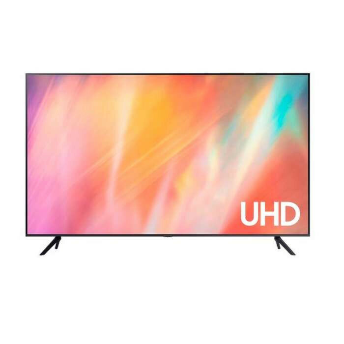 Телевизор Samsung 50" TV UE50AU7100 Crystal UHD (4K) 3840x2160 HDR10+ WiFi USB DVB HDMI NewBezel-less PurColor w/o smart-tv TITAN GRAY