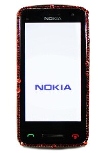 Смартфон Nokia C6-01 Black Swarovski