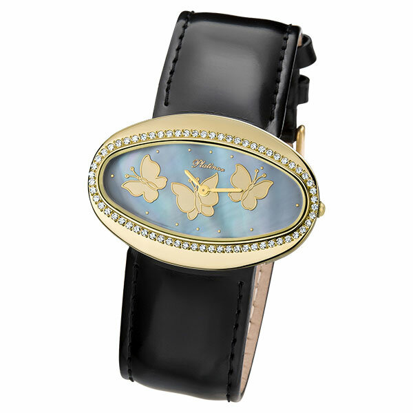 Platinor Женские золотые часы «Саманта» Арт.: 92666.655
