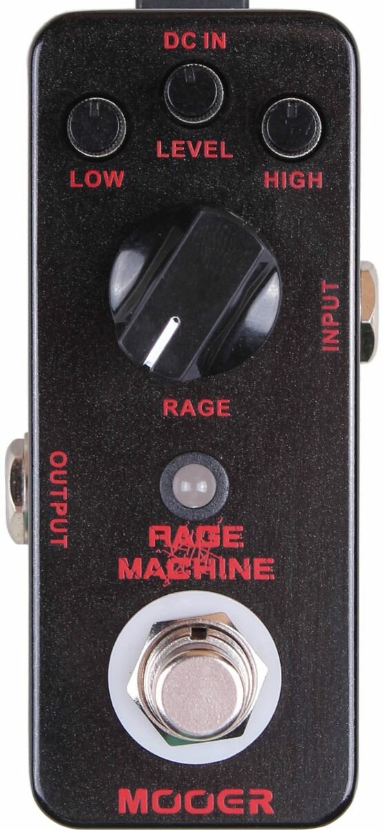 Гитарная педаль Distortion Mooer Rage Machine