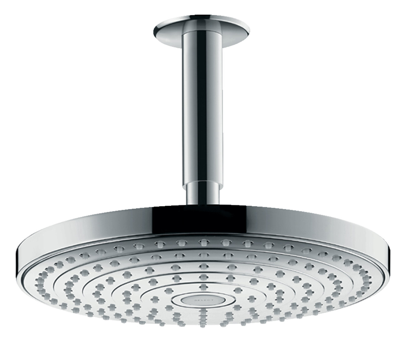 Верхний душ Hansgrohe Raindance Select S 240 2jet, с потолочным держателем, хром 26467000