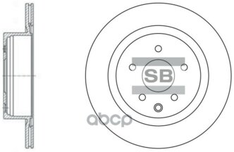 Диск Тормозной Infiniti Ex/G/Qx50 06-/Nissan 350z 02- Задний D 170мм. Sangsin brake арт. SD4211