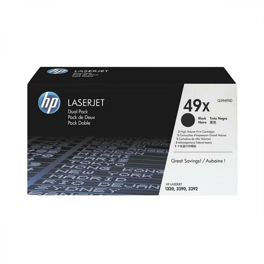 Картридж HP Q5949XD для HP LJ 1320, черный