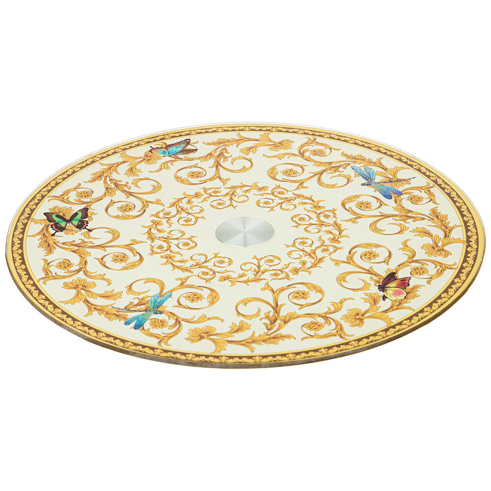 фото Тортовница вращающаяся Lefard Monogram 30см, стекло