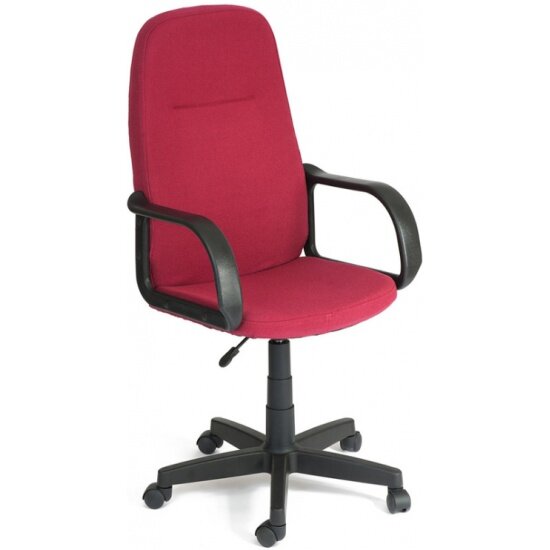 Кресло офисное TETCHAIR LEADER ткань, бордо, 2604