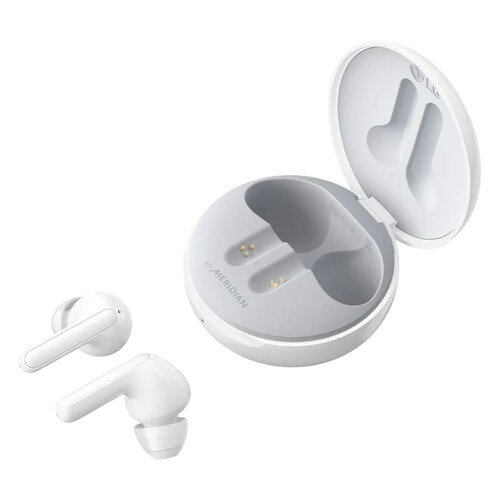 Гарнитура LG Tone Free HBS-FN4, Bluetooth, вкладыши, белый [hbs-fn4.abruwh]