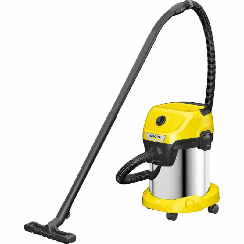 Пылесос Karcher WD 3 S V-17/4/20, желтый, сухая и валжная уборка, 1586425