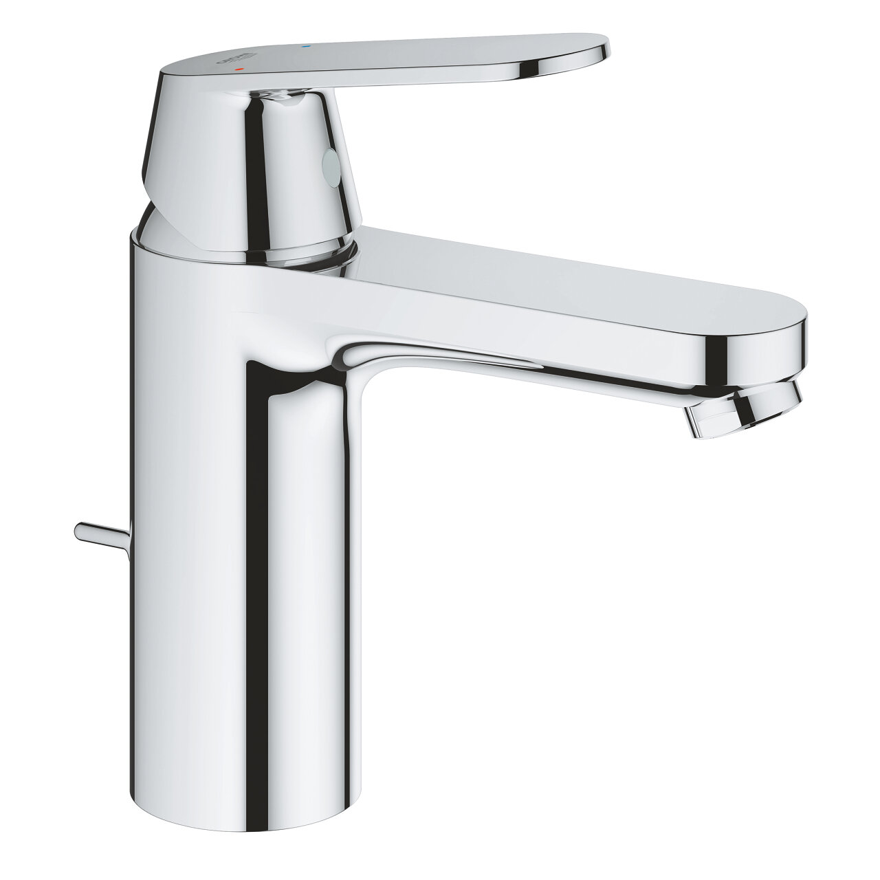 Смеситель для раковины Grohe Eurosmart Cosmopolitan M-size, однорычажный, с донным клапаном, хром 23325000