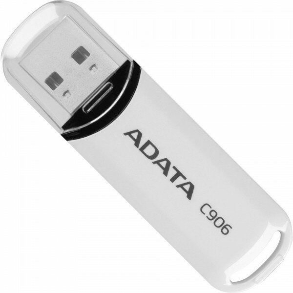 Флешка 32GB A-DATA Classic C906, USB 2.0, Белый AC906-32G-RWH