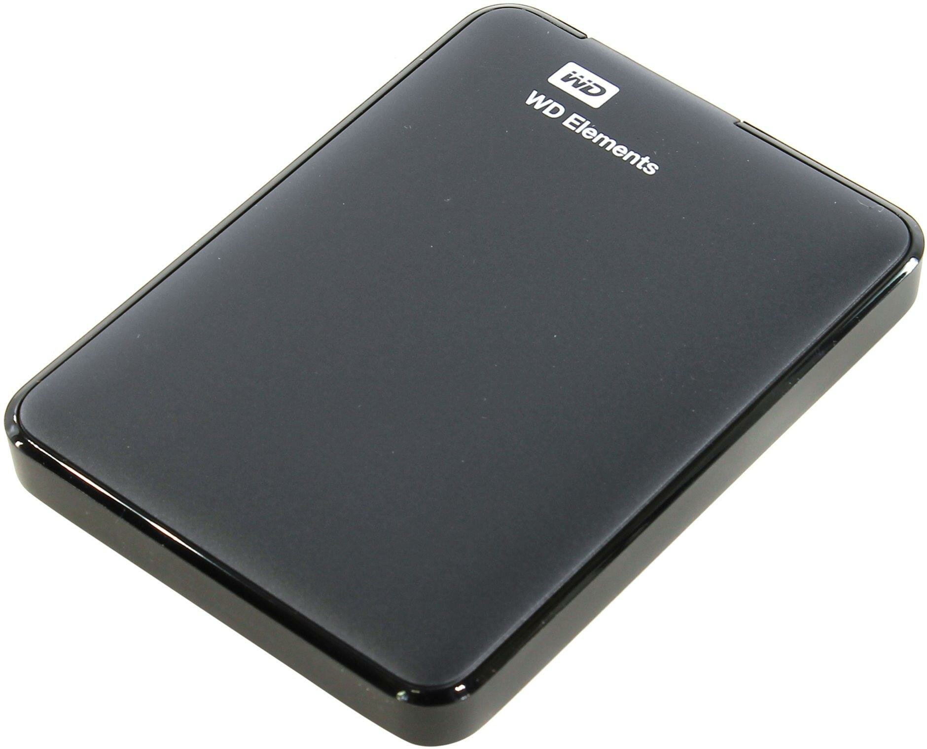 Внешний жесткий диск 1Tb WD Elements Portable WDBUZG0010BBK-WESN (2.5", USB 3.0, Black)