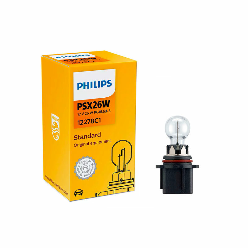 Лампа галогенная Philips Standard PSX 12V 26W PG18.5d-3, 1 шт.