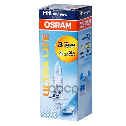  H1 12v- 55w (P14,5s) Ultra Life Osram . 64150ULT