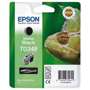 Epson Картридж Epson C13T03484010 T0348 Matte Black матовый черный