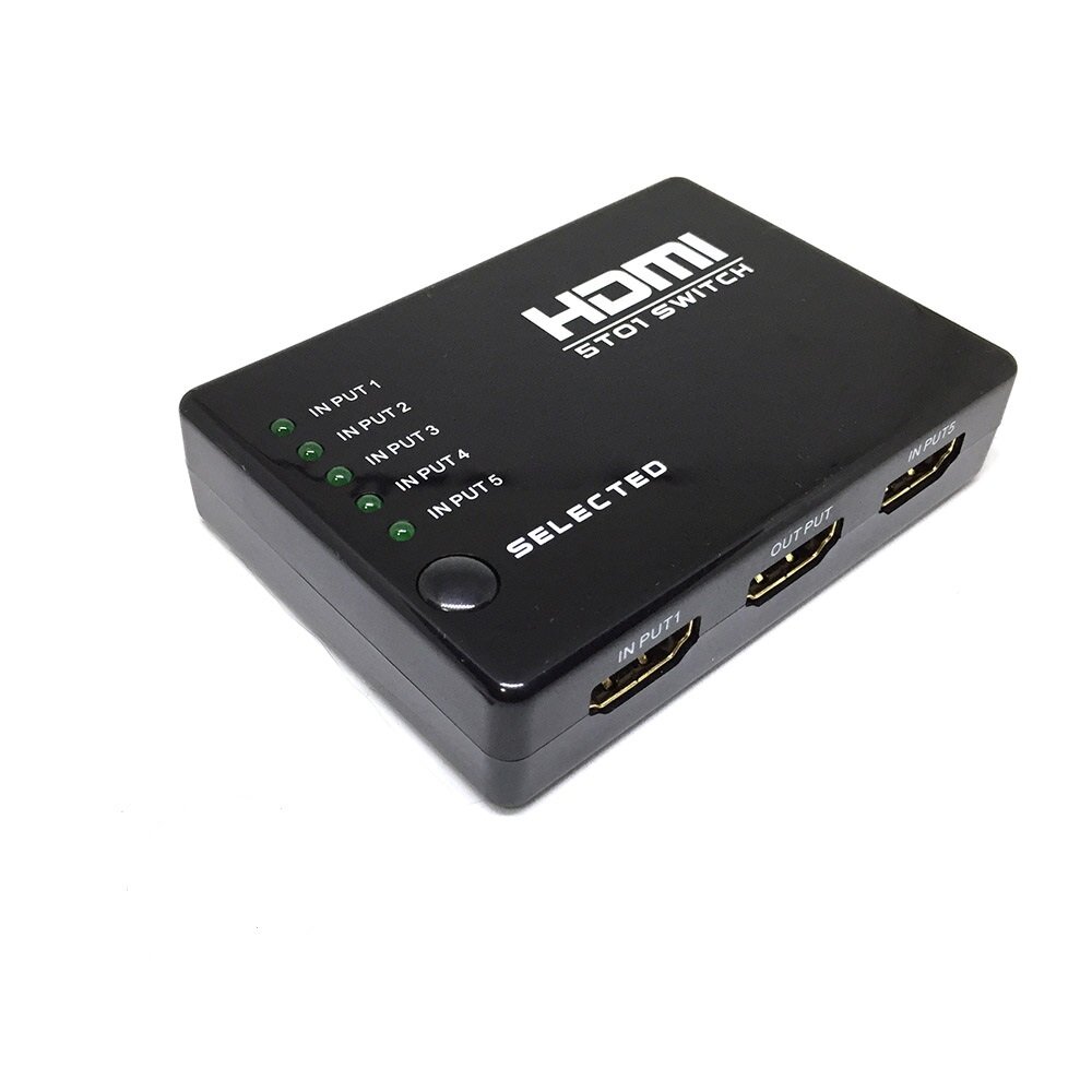 HDMI переключатель Switch 5x1, с пультом