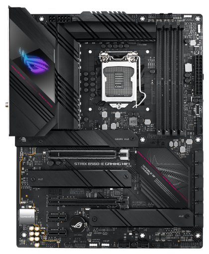 ASUS ROG STRIX B560-E GAMING WIFI, LGA1200, B560, 4*DDR4, HDMI+DP, CrossFireX, SATA3 + RAID, Audio