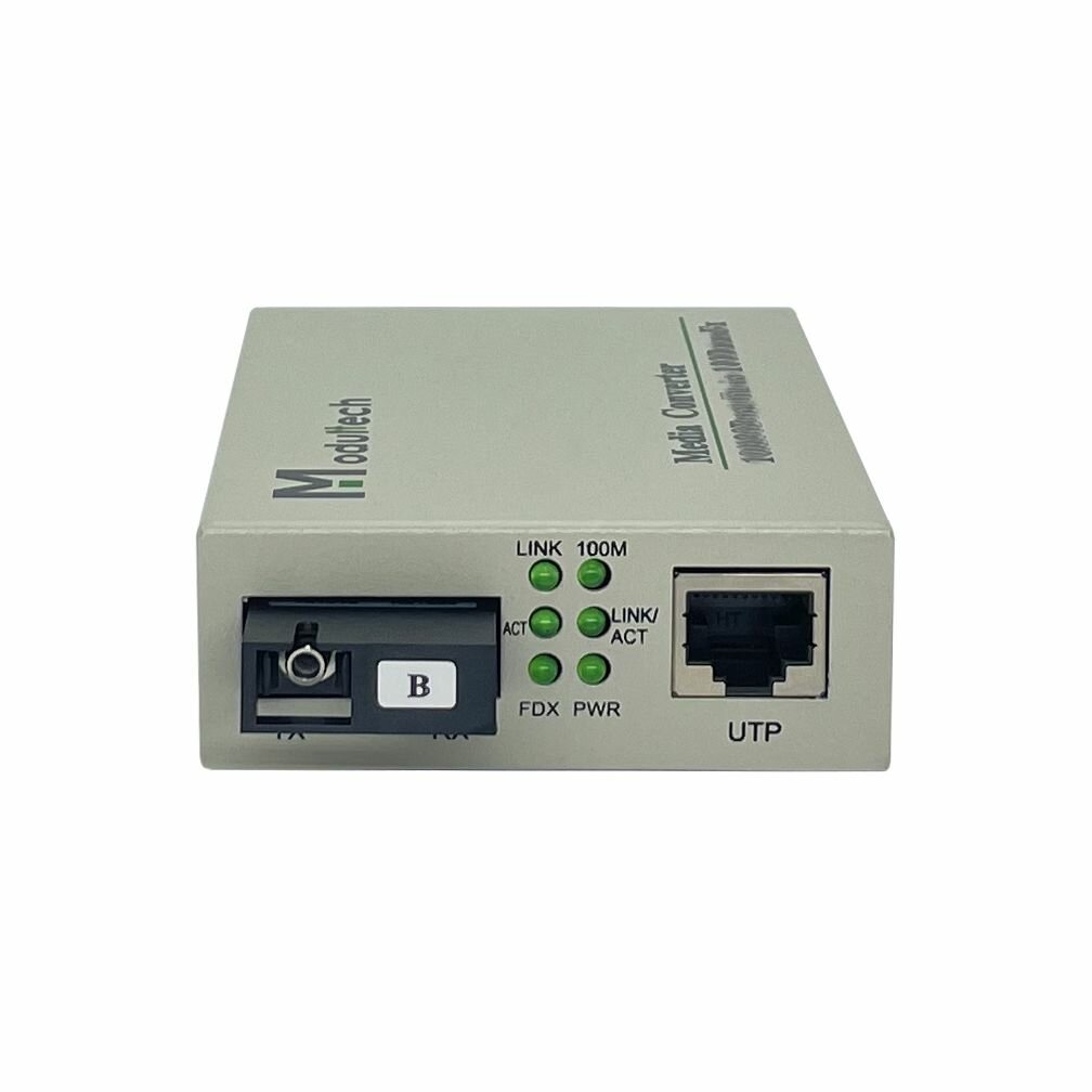 Медиаконвертер WDM, 40 км, 10/100/1000 Base-T – 1000 Base-FX, Tx:1550/Rx:1310, RJ-45, SC — фото 3