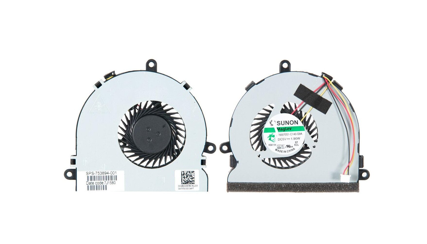 Cooler / Вентилятор (кулер) для ноутбука HP Pavilion 14-G, 14-S, 14-R, TPN-C116, TPN-C125, 15-G000, 15-G100, 15-R000, 240 G3, 250 G3