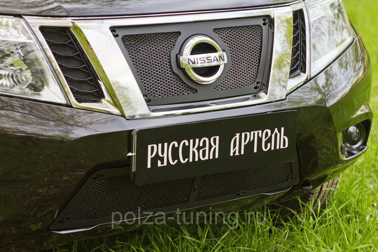 Защитная сетка решетки радиатора Nissan Terrano 2014-н.в.