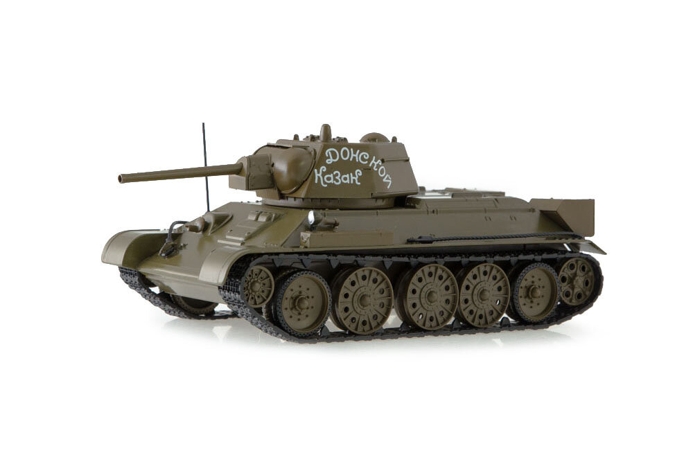 TANK T-34-76 DON KAZAK 1939-1948 DARK GREEN (USSR RUSSIA TANKS) | танк Т-34-76 донской казак 1939-1948 темно зеленый
