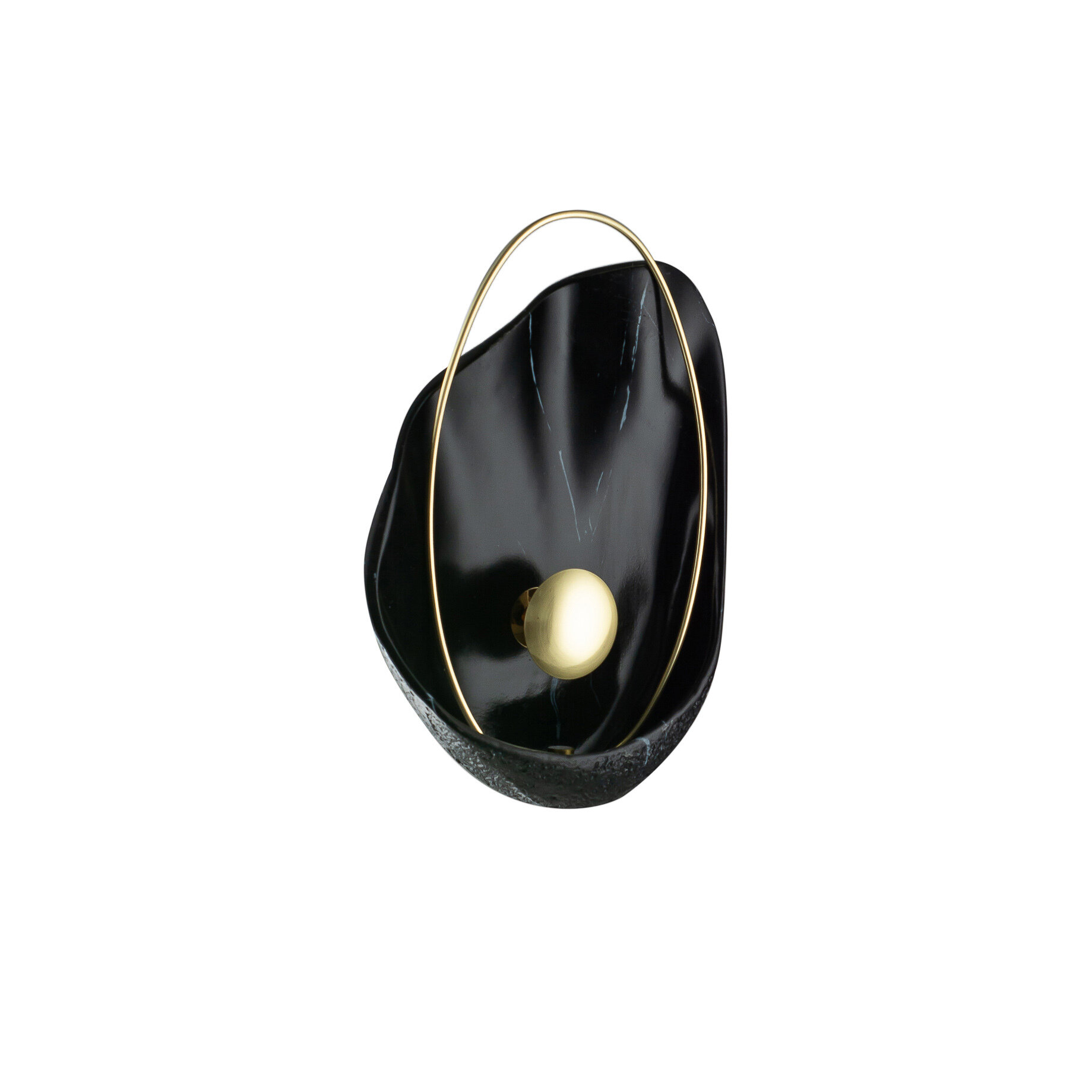 Бра Delamp Pearl Wall Lamp Black H38