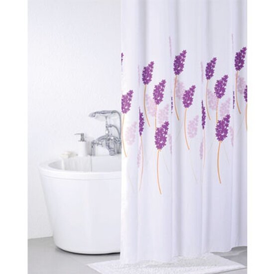 Штора для ванной комнаты IDDIS Lavender Happiness SCID120P 200*200 см