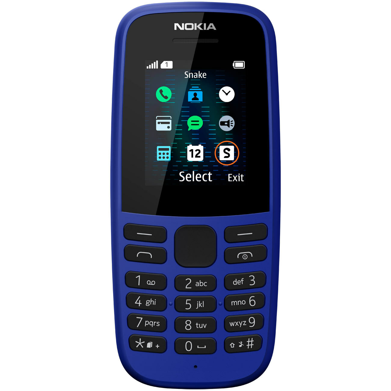 Мобильный телефон Nokia 105SS (2019) Blue (ТА-1203)