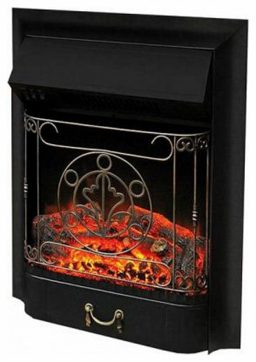 Каминокомплект Royal Flame Dublin арочный сланец с очагом Majestic BLack (темный дуб) 64879157 - фотография № 2