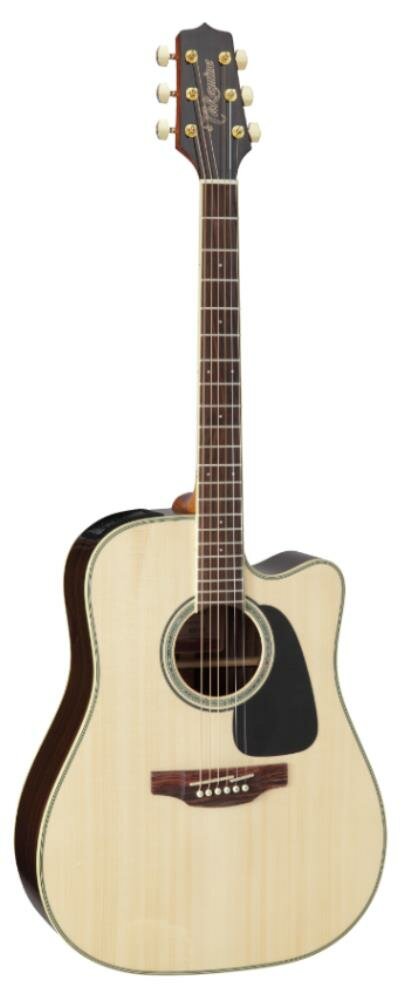 TAKAMINE G50 SERIES GD51CE-NAT электроакустическая гитара типа DREADNOUGHT CUTAWAY, цвет натуральный, верхняя дека - массив ели,