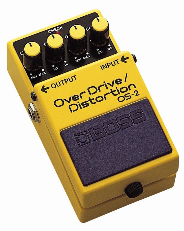 Boss OS-2 педаль гитарная overdrive / distortion