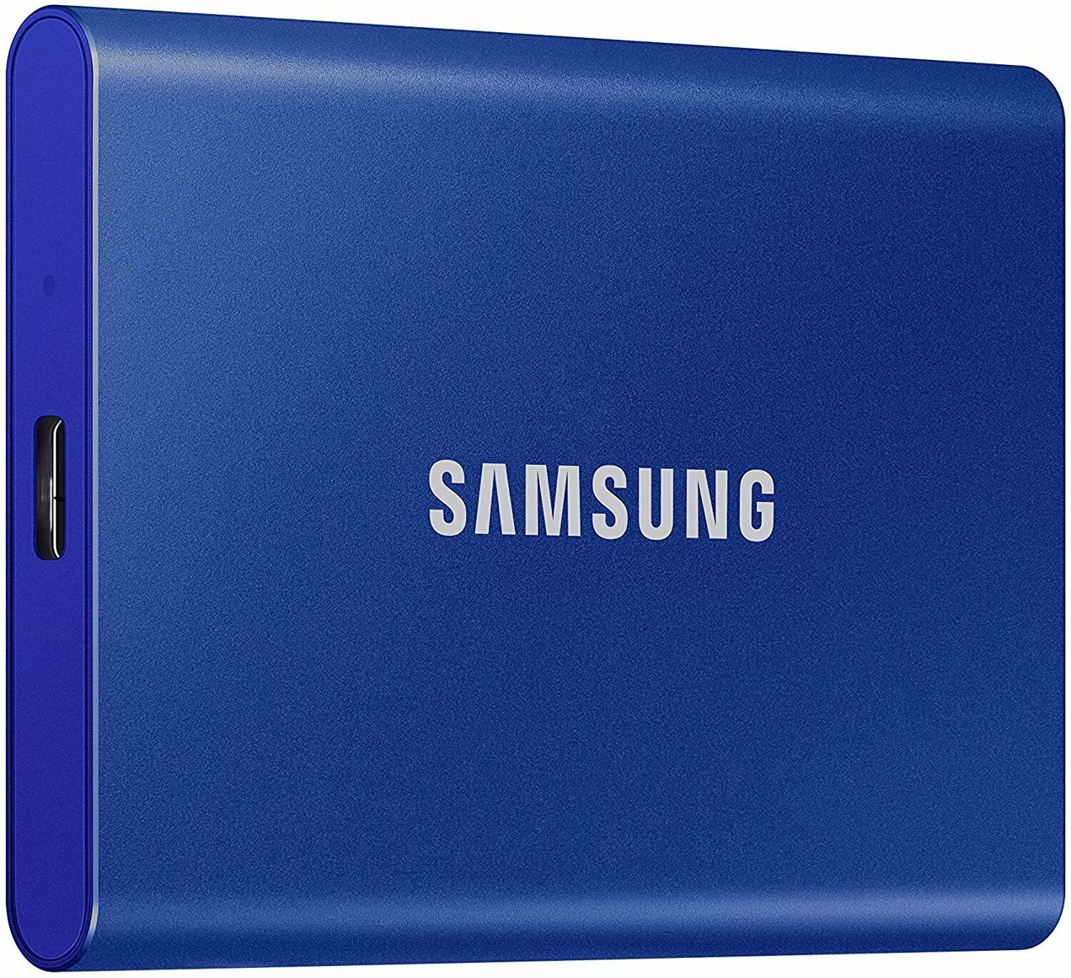 Внешний жесткий диск 1Tb SSD Samsung T7, PCIe USB3.2/Type-C Indigo Blue Retail (MU-PC1T0H/WW)