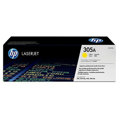Расходный материал HP HP 305A Yellow LaserJet Toner Cartridge CE412A