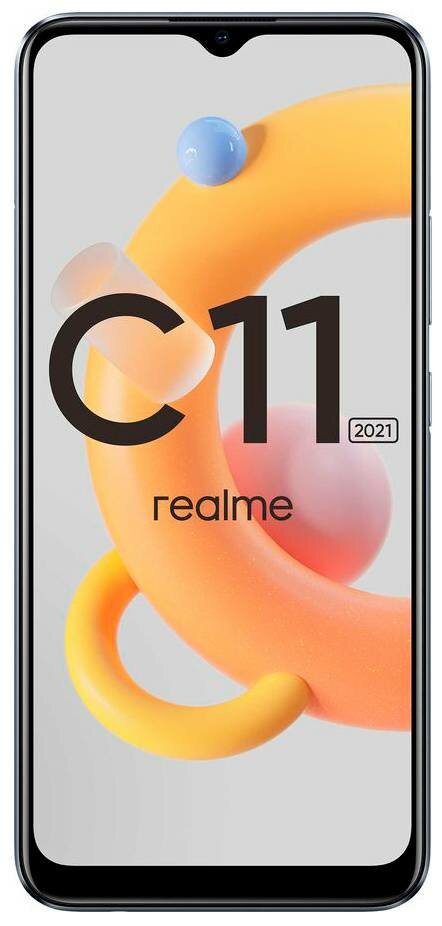 Смартфон Realme C11 2021 32ГБ, серый (6042044)